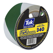 [TUK-ADS-434045] Cinta 340 delimitadora TUK 48mm x 33m , color verde/blanco