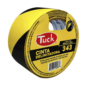 [TUK-ADS-434300] Cinta 343 delimitadora TUK 48mm x 33m , color amarillo/negro