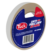 [TUK-ADS-420201] Cinta 402 doble capa TUK 18mm x 33m , color crema, 1 pza