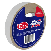 [TUK-ADS-420202] Cinta 402 doble capa TUK 24mm x 33m , color crema, 1 pza