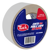 [TUK-ADS-420203] Cinta 402 doble capa TUK 48mm x 33m , color crema, 1 pza
