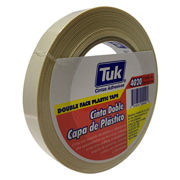 Cinta 4020 doble capa TUK 18mm x 50m 0, color blanco, 1 pza