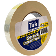 [TUK-ADS-420303] Cinta 403 doble capa TUK 24mm x 33m , color crema, 1 pza