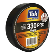 [TUK-ADS-345320] Cinta aislante eléctrica 19 mm x 18 m cinta tipo330, color negro, con 10 rollos