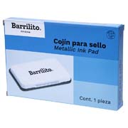 [BAR-COJ-CO2] Cojín para sello grande Barrilito Cojín con tinta color negro