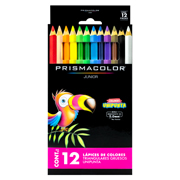 [BER-COL-53013] Colores Prismacolor junior triangulares gruesos con 12 piezas