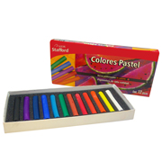 [STA-COL-PASTEL] Colores pastel seco Stafford colores surtidos caja con 12 pzas