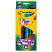 [CRA-COL-684212] Colores triangulares Crayola con 12 piezas