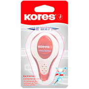 [KOR-CRR-CIN2WAY] Corrector en cinta Kores con grip, 8mx4.2mm, 1 pieza