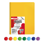 [DIE-CUA-5390] Cuaderno cosido Dietrix forma francesa cuadro 5 mm 100 hojas colores surtidos