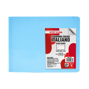 Cuaderno cosido Dietrix forma italiana blanco 100 hojas color azul claro