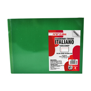 [DIE-CUA-9386] Cuaderno cosido Dietrix forma italiana blanco 100 hojas color verde obscuro
