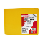 [DIE-CUA-8337] Cuaderno cosido Dietrix forma italiana cuadro 5 mm 100 hojas color amarillo
