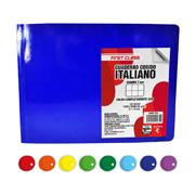 [DIE-CUA-9475] Cuaderno cosido Dietrix forma italiana cuadro 7 mm 100 hojas colores surtidos