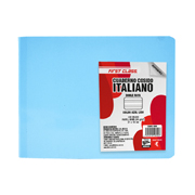 [DIE-CUA-9390] Cuaderno cosido Dietrix forma italiana doble raya 100 hojas color azul claro