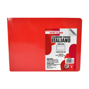 Cuaderno cosido Dietrix forma italiana doble raya 100 hojas color rojo