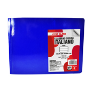 Cuaderno cosido Dietrix forma italiana raya 100 hojas color azul marino