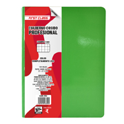 [DIE-CUA-8304] Cuaderno cosido Dietrix profesional cuadro 5 mm 100 hojas color verde claro