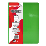 [DIE-CUA-8310] Cuaderno cosido Dietrix profesional cuadro 7 mm 100 hojas color verde claro