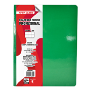 [DIE-CUA-8505] Cuaderno cosido Dietrix profesional cuadro 7 mm 100 hojas color verde obscuro