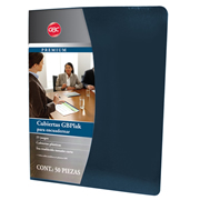 Cubierta plástica tamaño carta GBPlak premium GBC color azul obscuro
