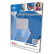 [GBC-PAS-M100305] Cubierta plástica tamaño carta tipo acetato GBC transparente