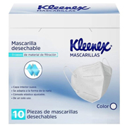 [LKC-CUB-99475] Cubrebocas protector Kleenex color blanco