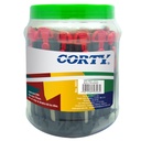 Cutter Corty 3000 chico de 9 mm bote con50 pzas