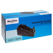 [BAR-DES-D444N] Despachador de cinta Barrilito cuerpo ástico, color negro