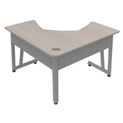 [LITA-ES-149SD] ESCRITORIO DELTA MODELO 149S COLOR CENIZA LINEA ITALIA