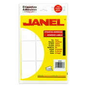 Etiqueta blanca JANEL clasica no. 13 con180 etiquetas de 67x47mm