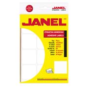 Etiqueta blanca JANEL clasica no. 19 con168 etiquetas de 50x50mm