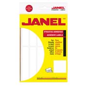 Etiqueta blanca JANEL clasica no. 20 con280 etiquetas de 20x105mm