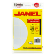 Etiqueta blanca JANEL clasica no. 24 con240 etiquetas de 32x64mm