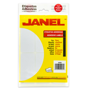 Etiqueta blanca JANEL clasica no. 25 con84 etiquetas de 50x100mm