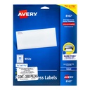 Etiqueta tecnología inkjet AVERY color blanco