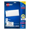 Etiqueta tecnología laser AVERY color blanco