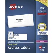 Etiqueta tecnología laser AVERY color blanco