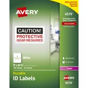 Etiqueta tecnología laser AVERY color blanco
