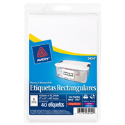 Etiqueta tecnología laser/inkjet AVERY color blanco