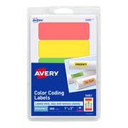Etiqueta tecnología laser/inkjet AVERY varios colores neon