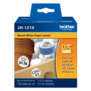 Etiquetas brother de papel redondas DK1219