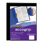 Folder accogrip carta ACCO color negro con palanca
