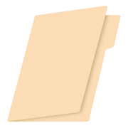 Folder manila Fortec carta color crema ceja 1/2 caja con 100 pzas