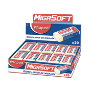 Goma migasoft Maped caja con 20 piezas tipo migajón