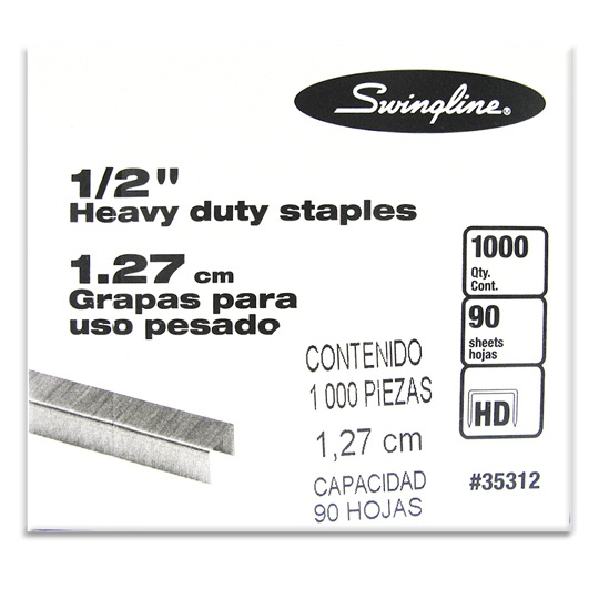 Grapa heavy duty sf-13 1/2" ACCO capacidad de 40 a 90 hojas
