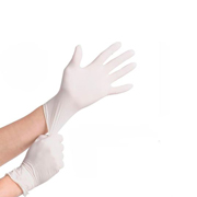 [PIM-GUANTE-GDE] Guante de látex talla grande color blanco paquete con 100 piezas