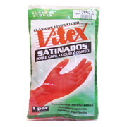 Guantes de latex antiderrapantes n 9 Vitex color rojo