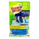 Guantes de latex azules afelpados Scotch-brite 3M tamaño grande