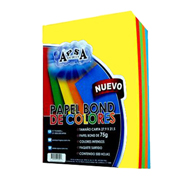 [APS-PAP-020] Hojas tamaño carta APSA colores intensospaquete con 500 hojas
